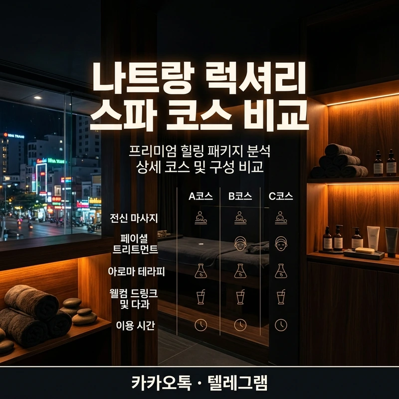 나트랑 불건마 코스 A B C 비교
