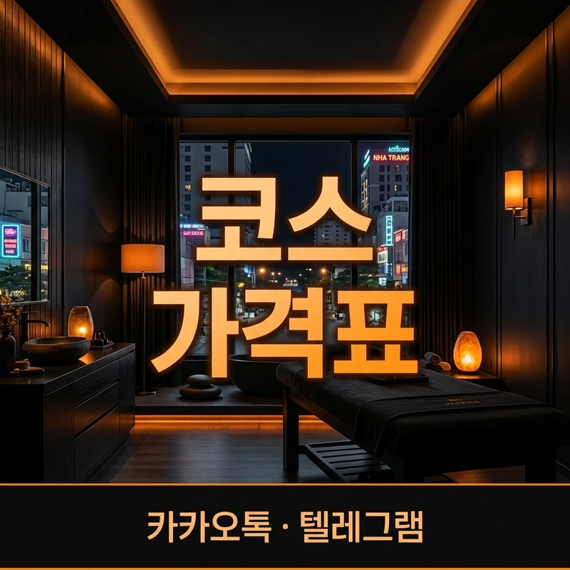 나트랑 체리스파 붐붐 코스별 가격표