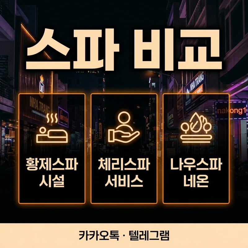 나트랑 마사지 스파 황제·체리·나우 도서관 비교