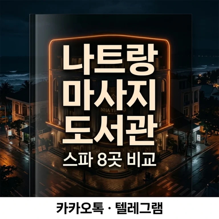 나트랑 마사지 도서관 — 스파 7곳 책 표지·연식·시설 비교 2026